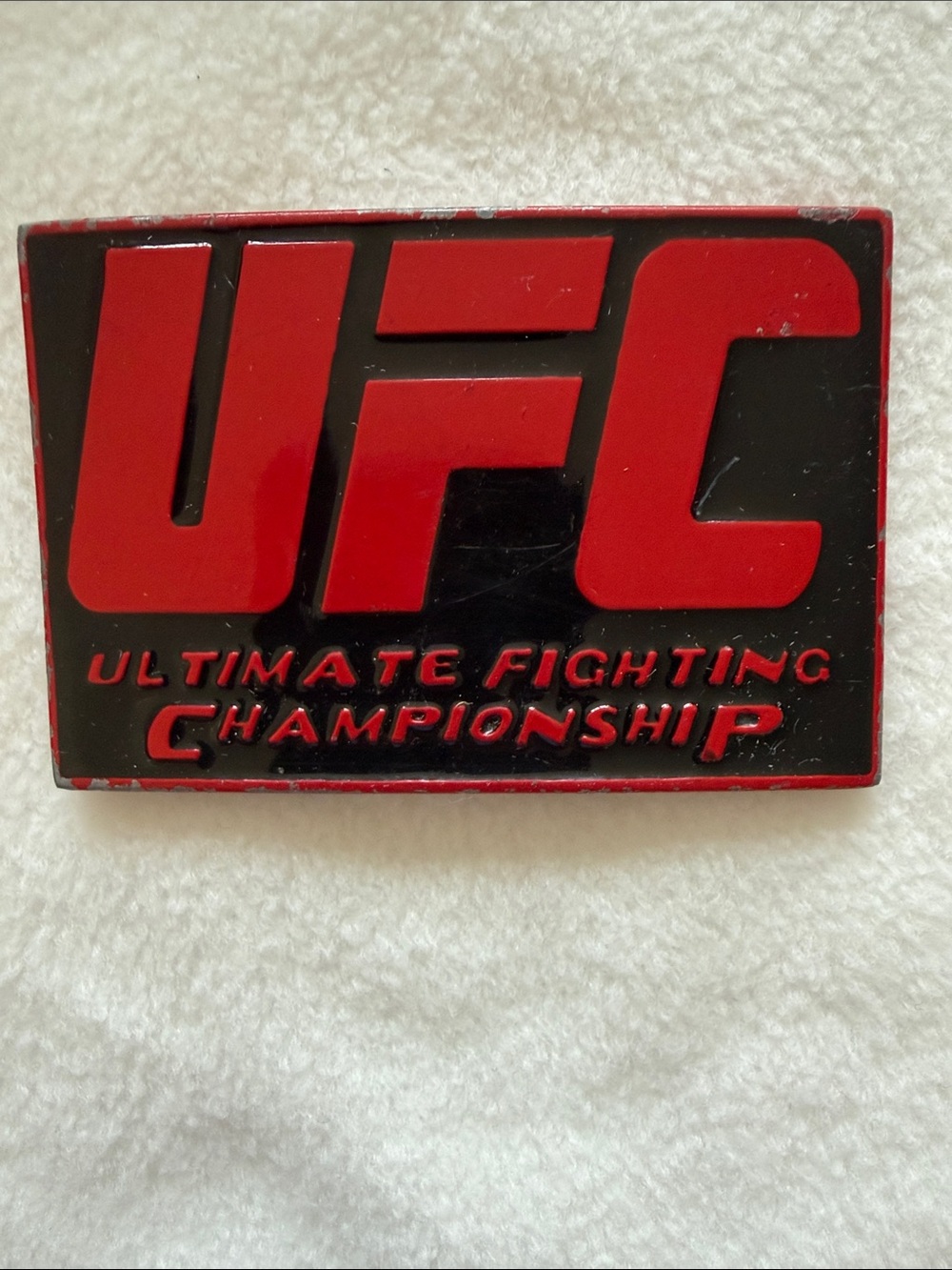 Official UFC Ultimate Fighting Championship Enamel Metal Belt Buckle MMA